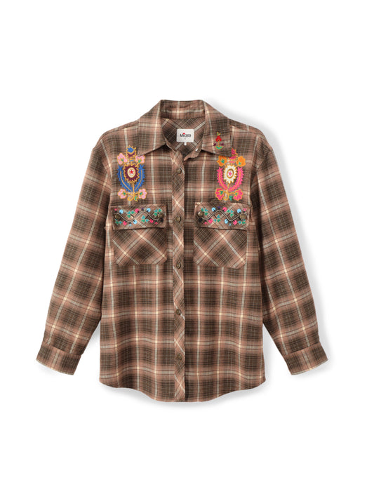 Heritage Embroidered  Bohemian Shirt