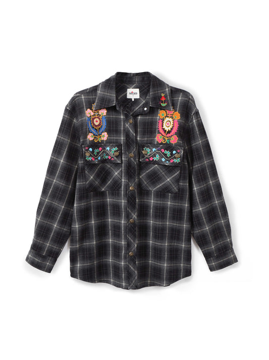 Heritage Embroidered  Bohemian Shirt