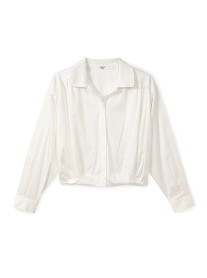Button-down Crop Top