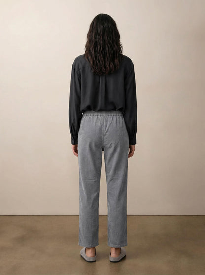 Drawstring waist utility pants