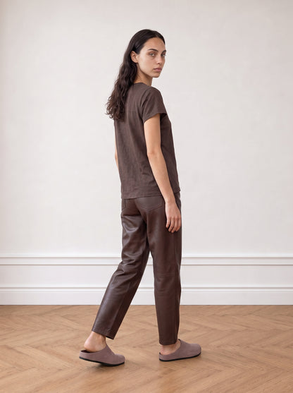 Barel leather trousers