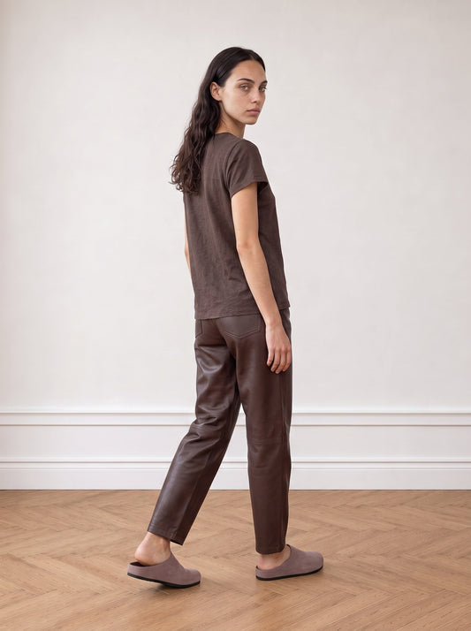 Barel leather trousers