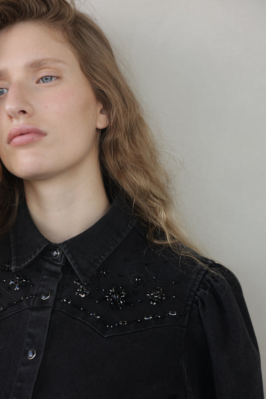 Sofia Beaded Shirt