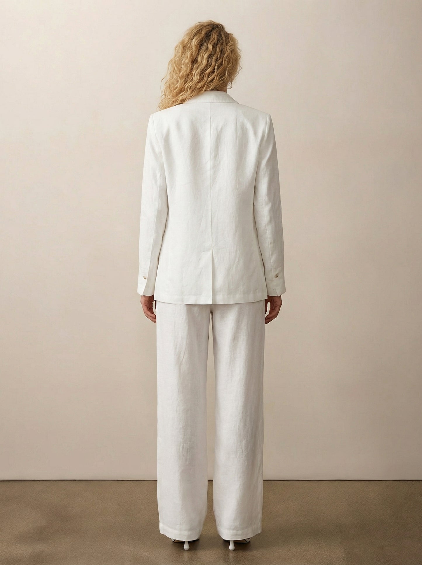 Tailored linen jacket