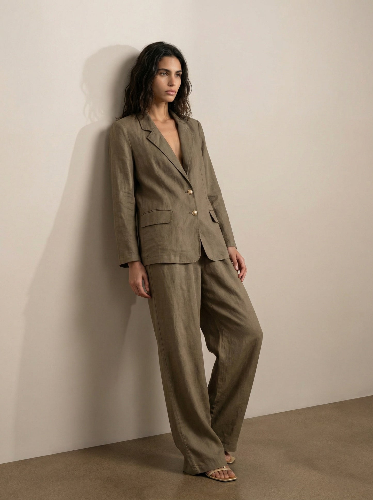 ג'קט פשתן מחויט