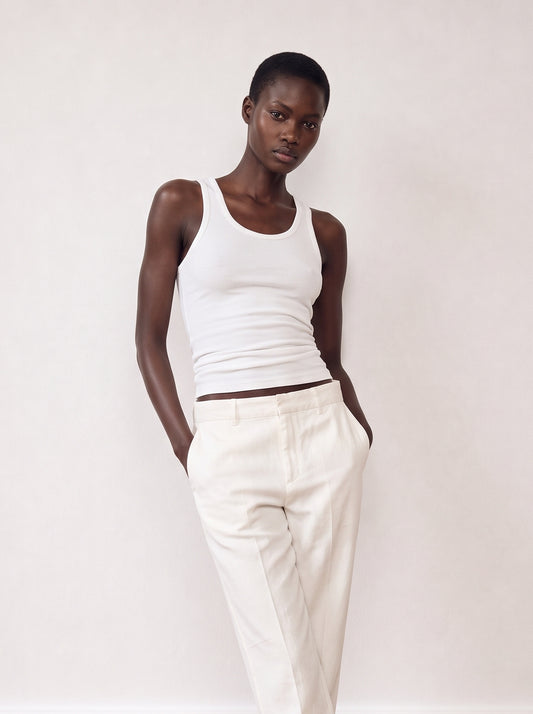 Ribbed tank top