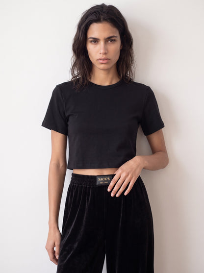Short-sleeve Crop Top