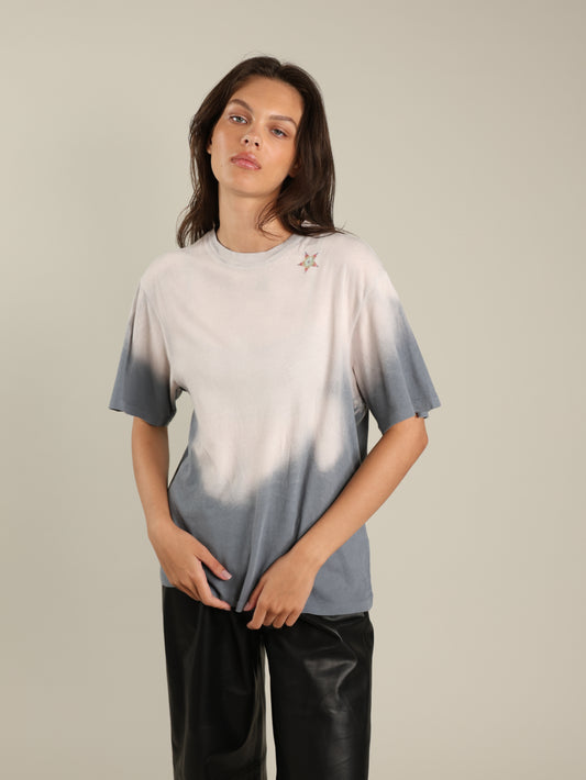 Short Waist Spray T-shirt