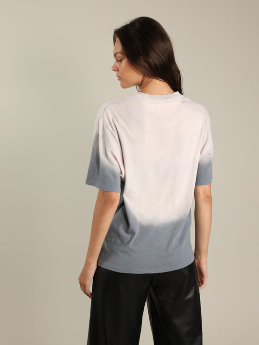 Short Waist Spray T-shirt