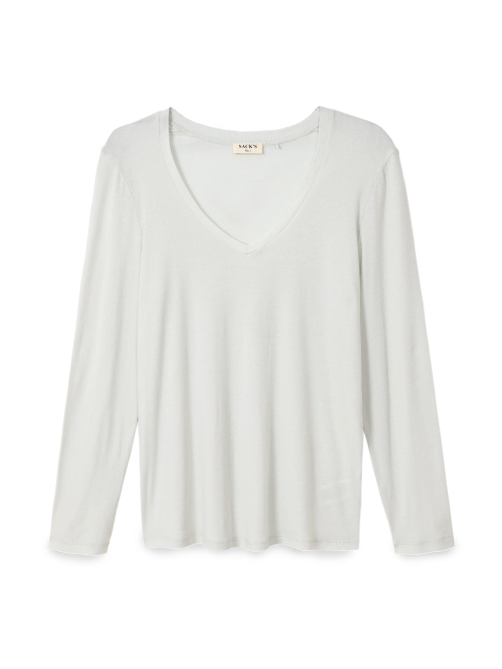 Long sleeve V-neck T-shirt