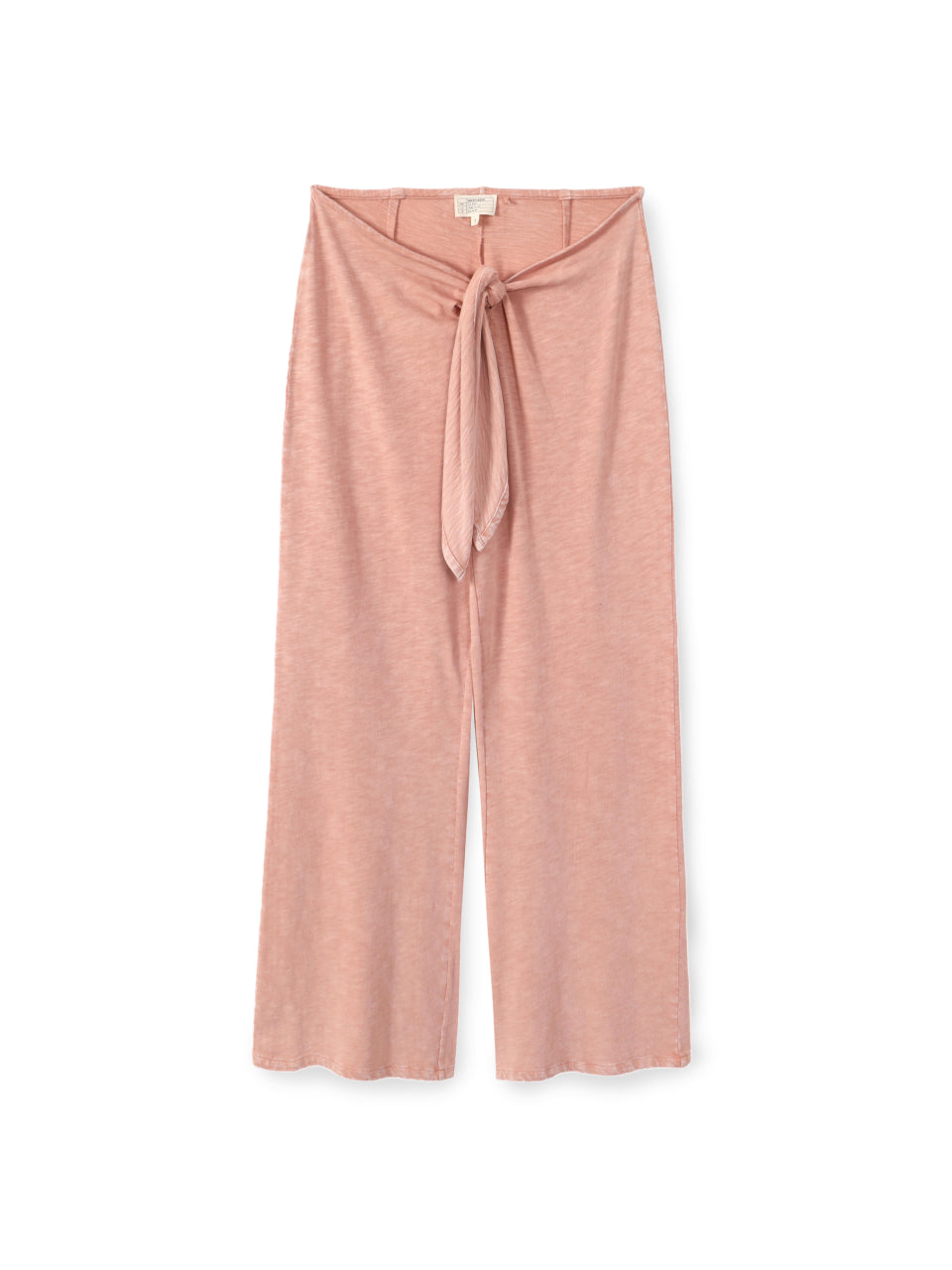 Tie Front Flare Leg Pant