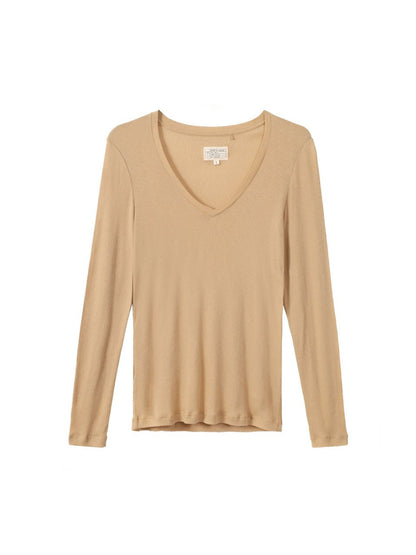 V Neck Long Sleeve