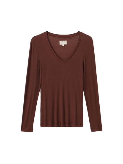 V Neck Long Sleeve