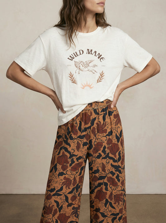 חולצת טי  מודפסת