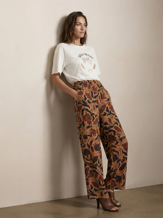 חולצת טי  מודפסת