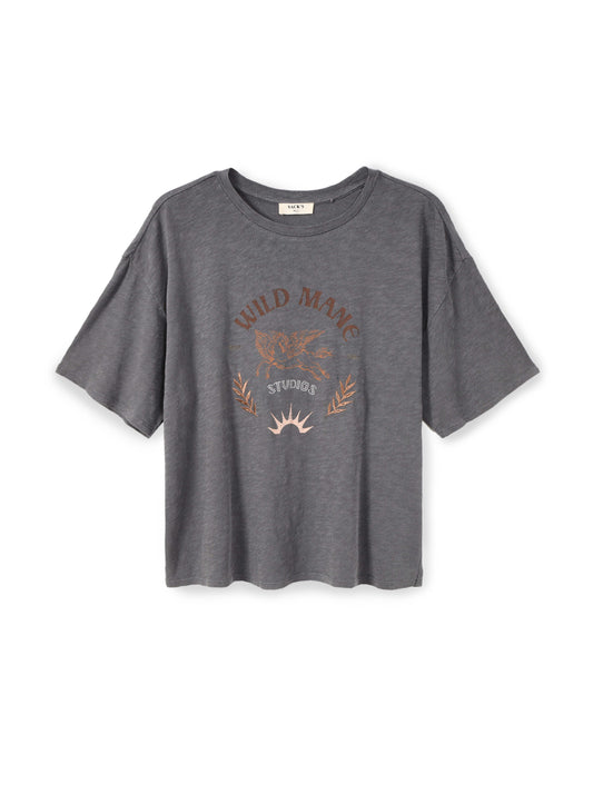 חולצת טי  מודפסת