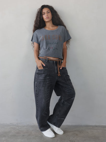 Printed T-Shirt with tassels