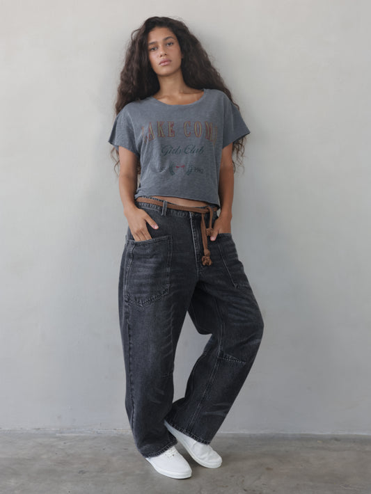 Printed T-Shirt with tassels