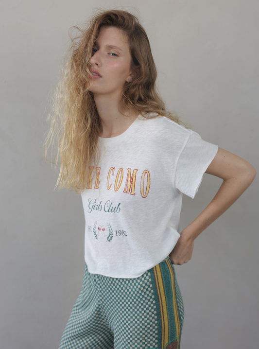 Printed T-Shirt with tassels