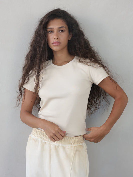 Rib Crew T-shirt