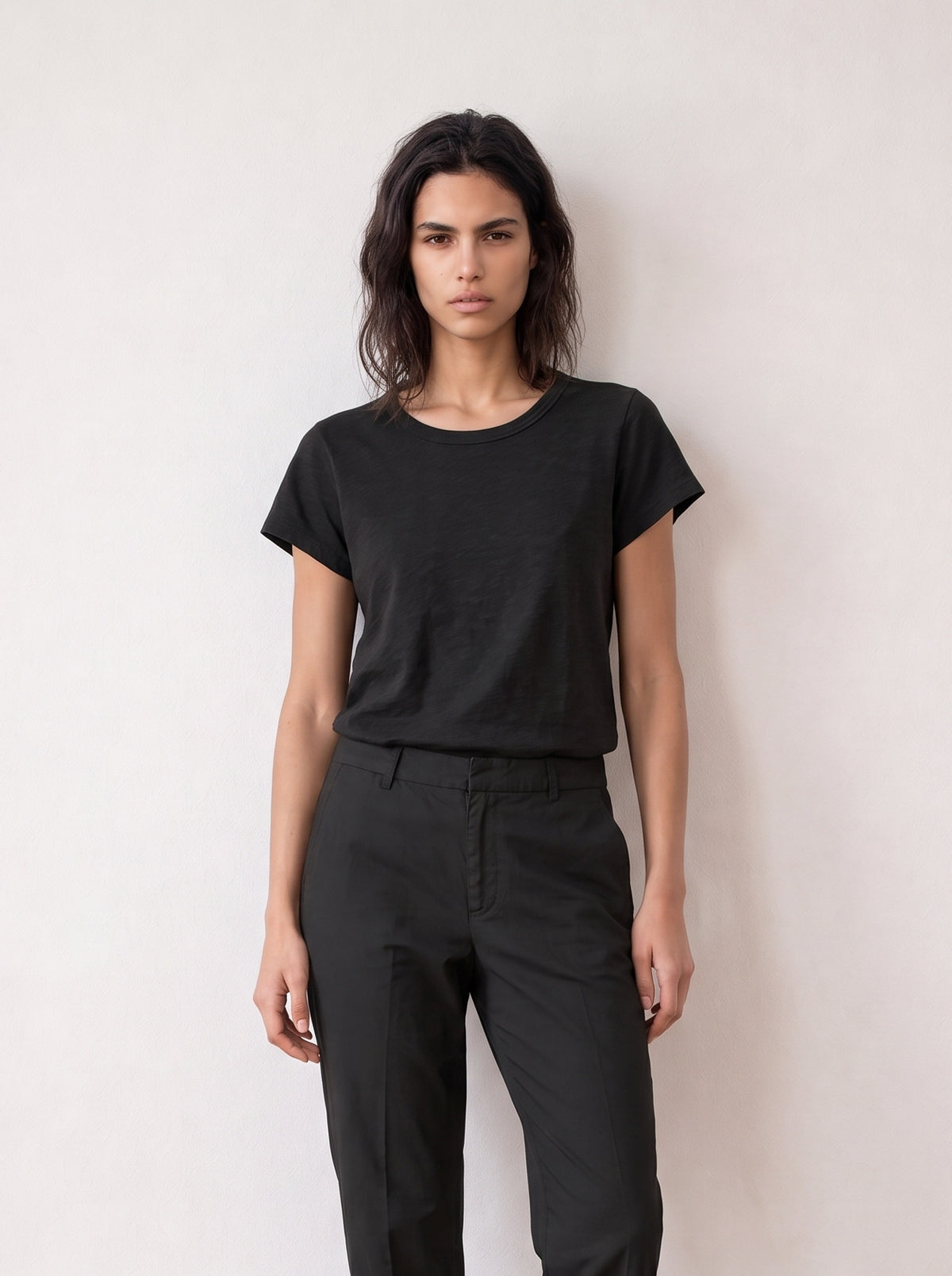 Nikki Slub Cotton T-Shirt