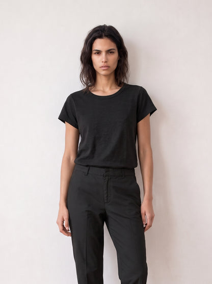 Nikki Slub Cotton T-Shirt
