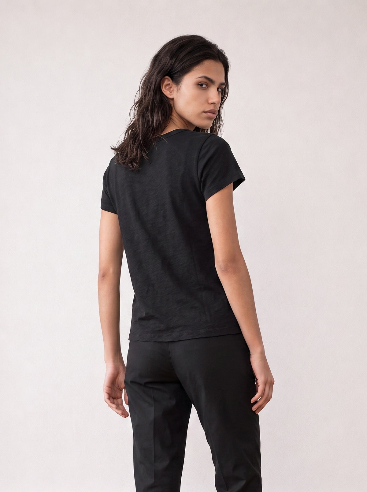 Nikki Slub Cotton T-Shirt
