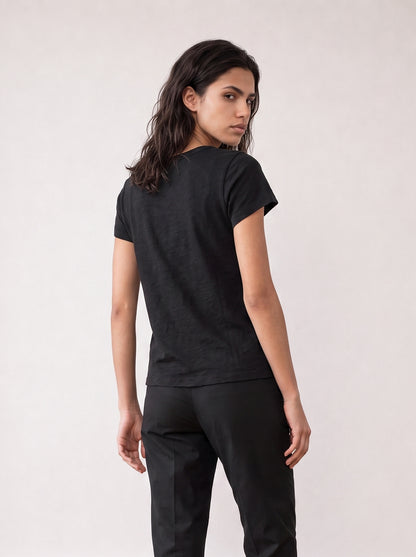 Nikki Slub Cotton T-Shirt