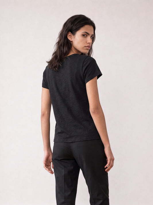 Nikki Slub Cotton T-Shirt