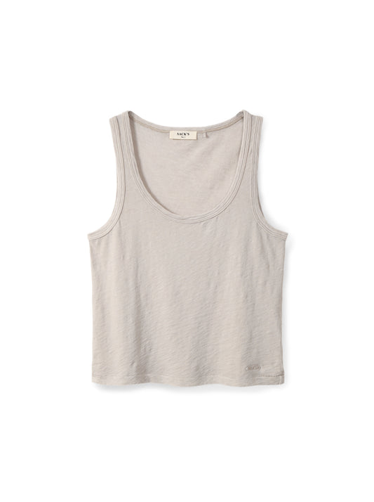 Slub cotton tank top