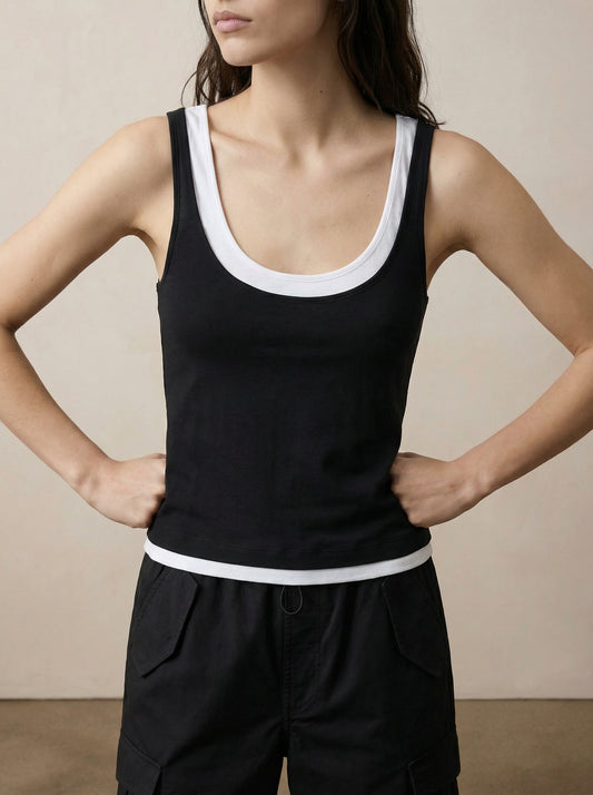 Two-layer tank top