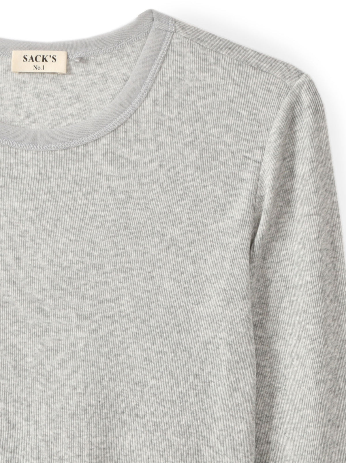 Long-sleeve top with tulle trim