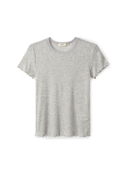 Short-sleeved T-shirt with embellishment