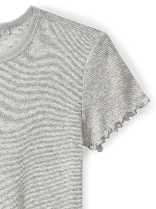 Short-sleeved T-shirt with embellishment
