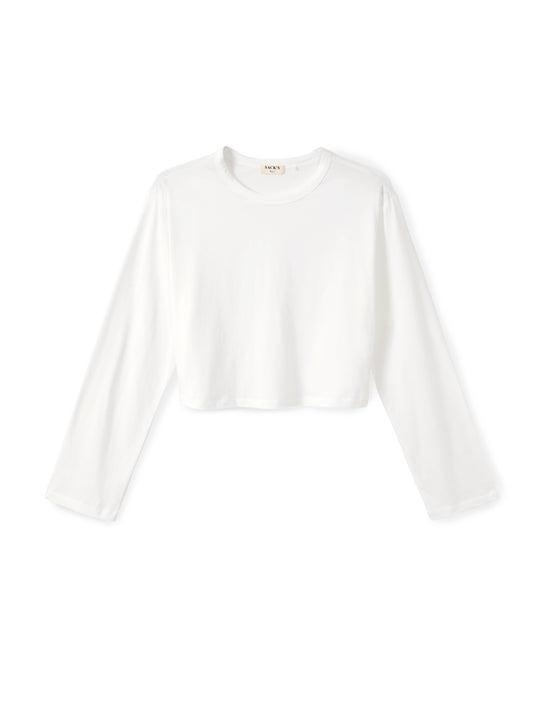 Long-sleeve Crop Top