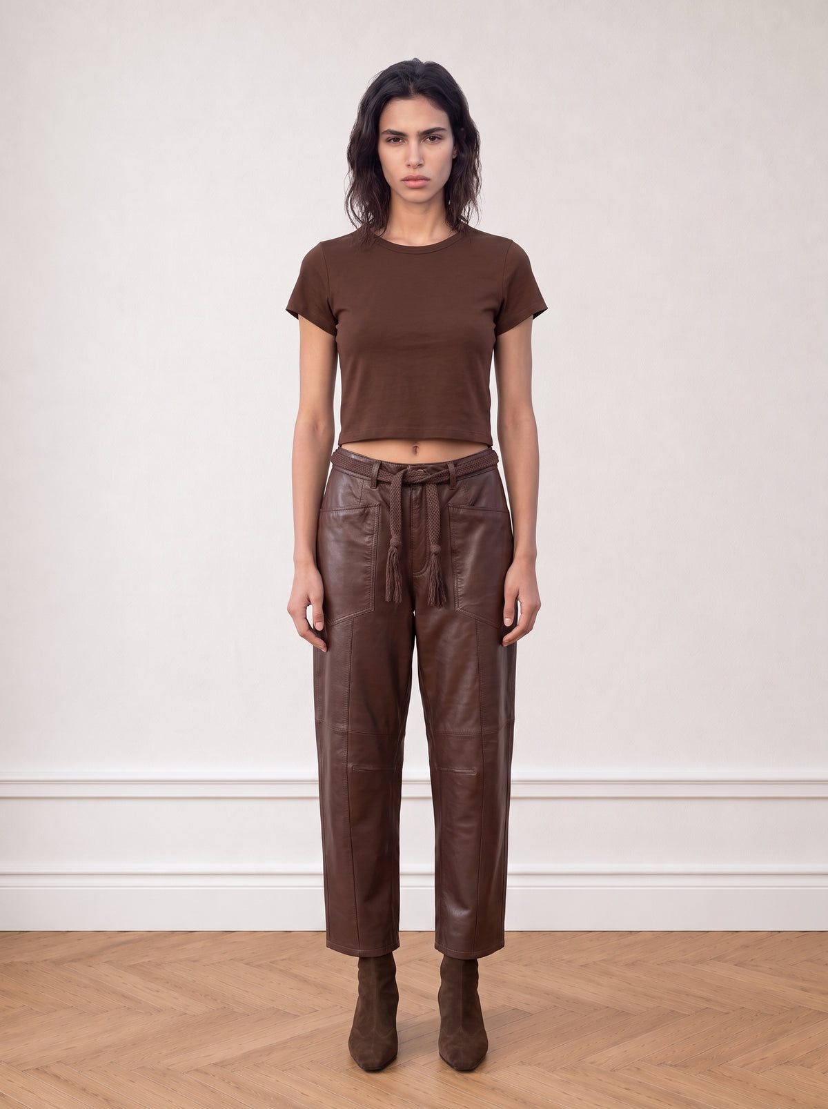 Short-sleeve Crop Top