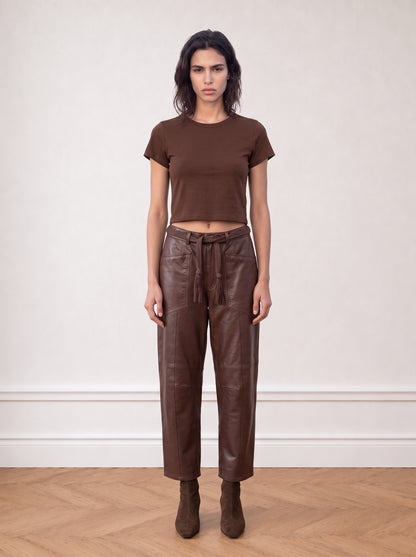 Short-sleeve Crop Top