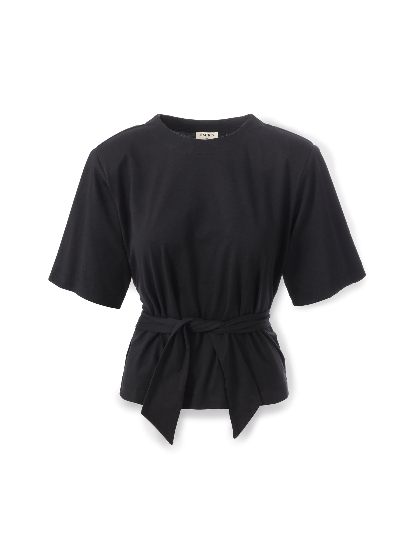 Front Tie Top With Cap Sleeves