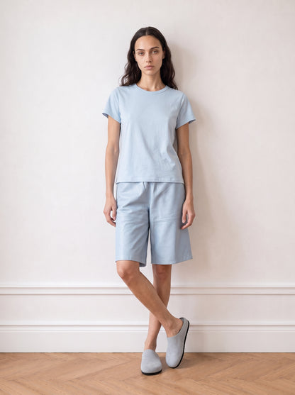 Nikki Jersey Short-Sleeve Top