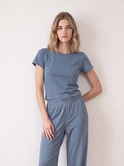 Nikki Jersey Short-Sleeve Top
