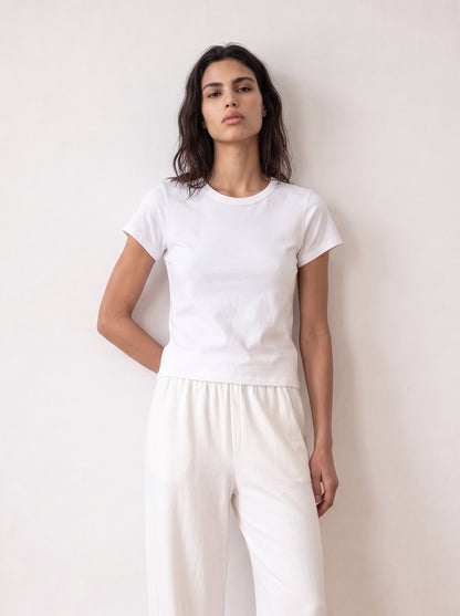Nikki Jersey Short-Sleeve Top