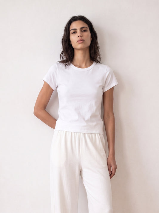 Nikki Jersey Short-Sleeve Top