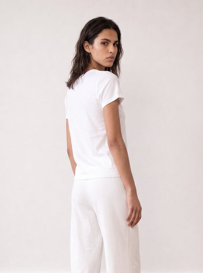 Nikki Jersey Short-Sleeve Top