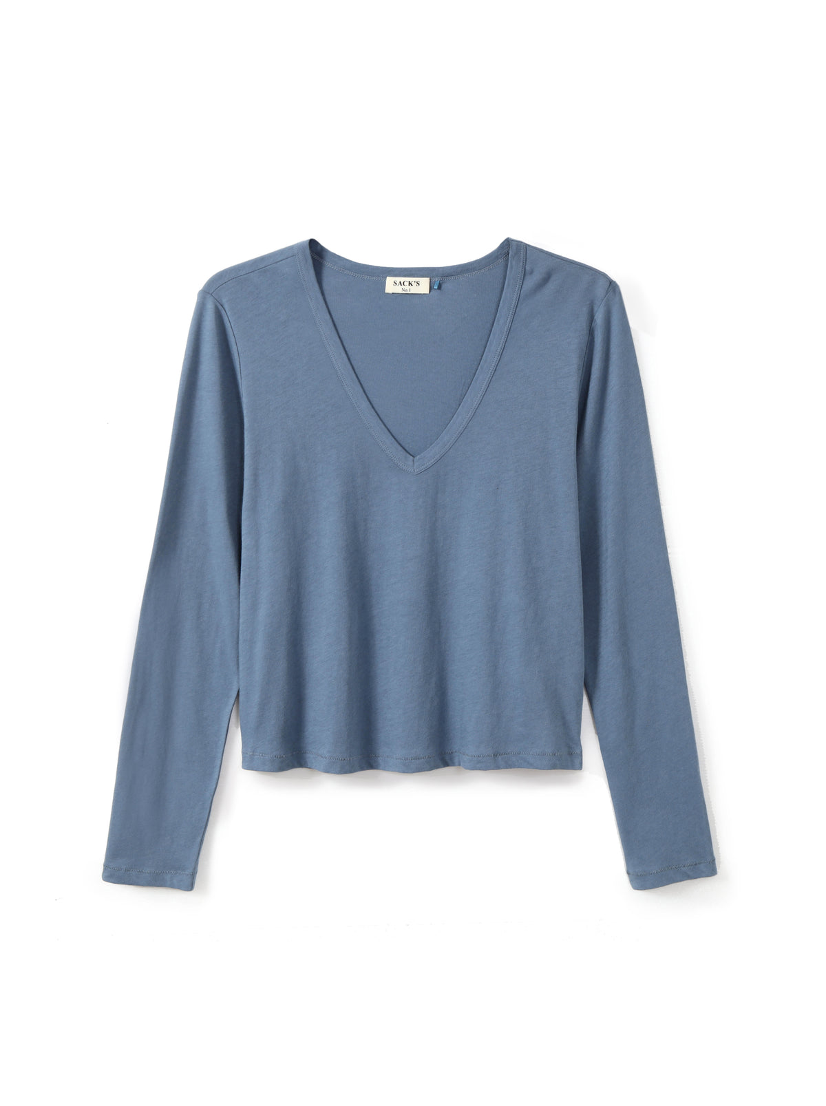 Long sleeve V-neck top