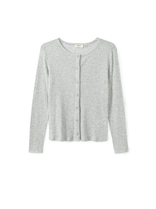Cardigan with tulle trim
