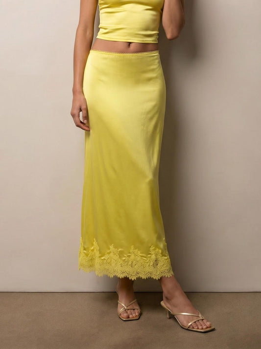 Lace skirt and tank top set