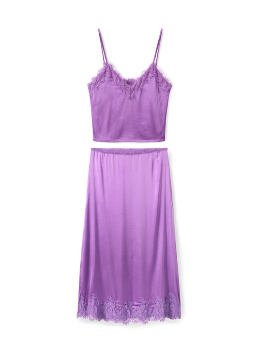 Lace skirt and tank top set