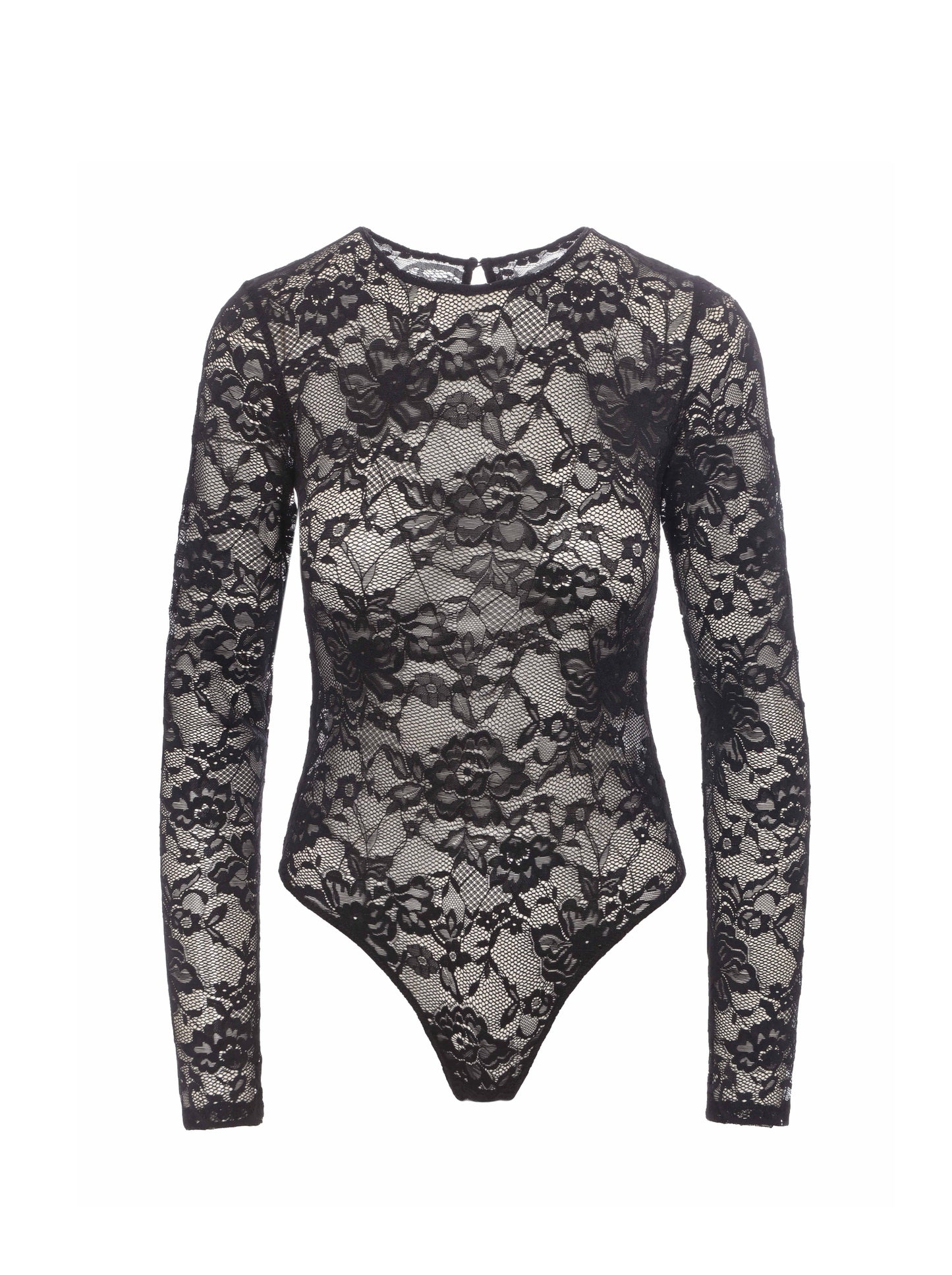 Long-sleeve Lace Bodysuit