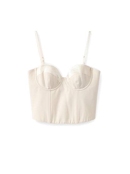 Satin-blend Corset