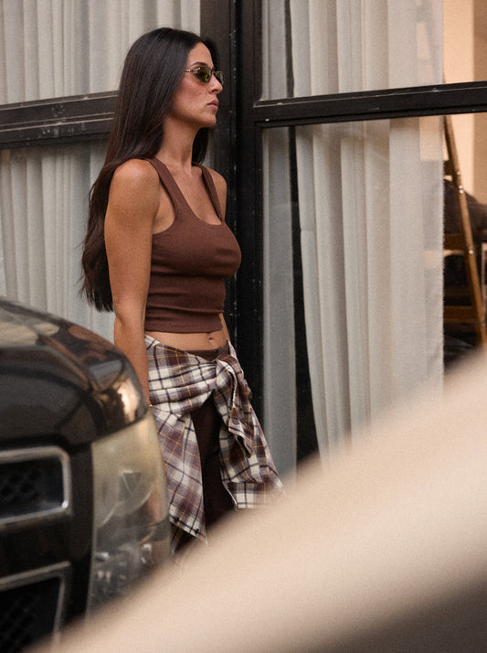 Ribbed tank top